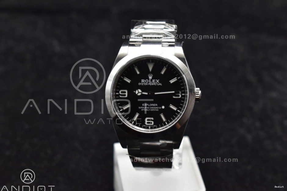 Dial on 214270 1:1 Best Clean 39mm Explorer SS VR3132 Black Bracelet Edition I 0413